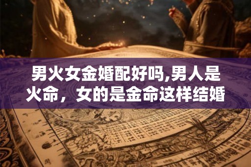男火女金婚配好吗,男人是火命，女的是金命这样结婚好吗？