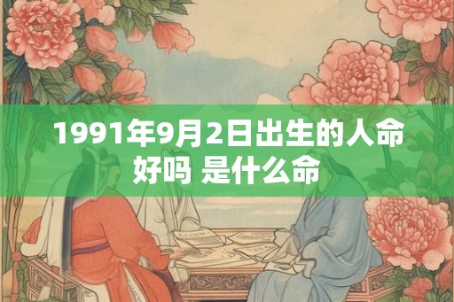 1991年9月2日出生的人命好吗 是什么命