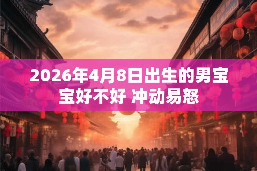 2026年4月8日出生的男宝宝好不好 冲动易怒