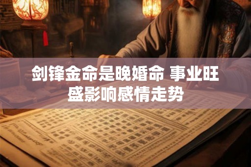 剑锋金命是晚婚命 事业旺盛影响感情走势 剑锋金命是晚婚命 事业旺盛影响感情走势