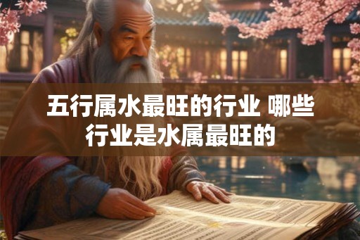 五行属水最旺的行业 哪些行业是水属最旺的