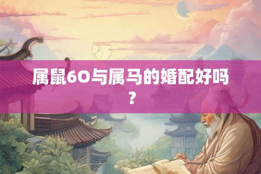 属鼠6O与属马的婚配好吗？
