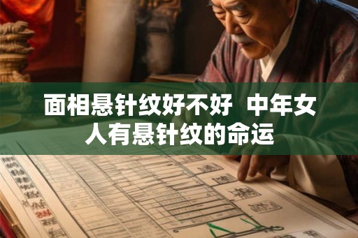 面相悬针纹好不好  中年女人有悬针纹的命运