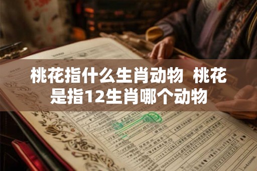 桃花指什么生肖动物  桃花是指12生肖哪个动物