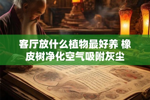 客厅放什么植物最好养 橡皮树净化空气吸附灰尘