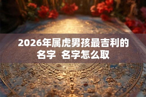 2026年属虎男孩最吉利的名字 名字怎么取 2026年属虎男孩最吉利的名字 名字怎么取