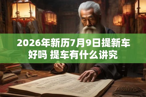 2026年新历7月9日提新车好吗 提车有什么讲究