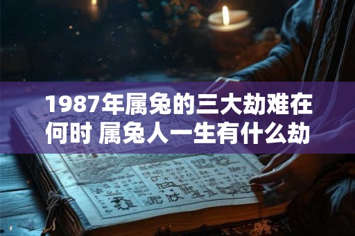 1987年属兔的三大劫难在何时 属兔人一生有什么劫难