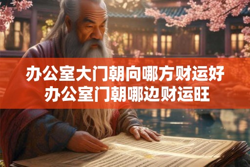 办公室大门朝向哪方财运好 办公室门朝哪边财运旺