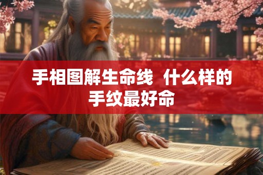 手相图解生命线  什么样的手纹最好命