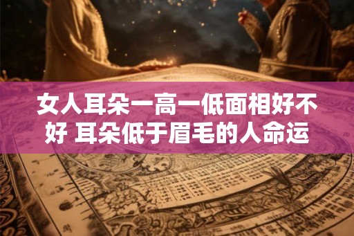 女人耳朵一高一低面相好不好 耳朵低于眉毛的人命运
