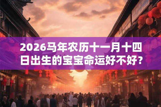 2026马年农历十一月十四日出生的宝宝命运好不好? 2026马年农历十一月十四日出生的宝宝命运好不好?