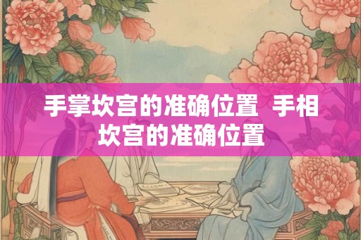 手掌坎宫的准确位置  手相坎宫的准确位置