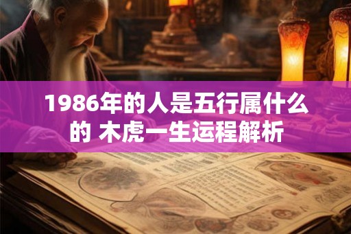 1986年的人是五行属什么的 木虎一生运程解析