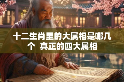 十二生肖里的大属相是哪几个 真正的四大属相 十二生肖里的大属相是哪几个 真正的四大属相