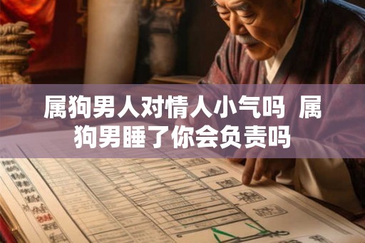 属狗男人对情人小气吗  属狗男睡了你会负责吗