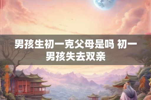 男孩生初一克父母是吗 初一男孩失去双亲 男孩生初一克父母是吗 初一男孩失去双亲