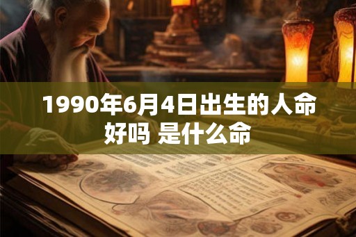 1990年6月4日出生的人命好吗 是什么命
