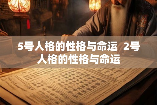 5号人格的性格与命运  2号人格的性格与命运
