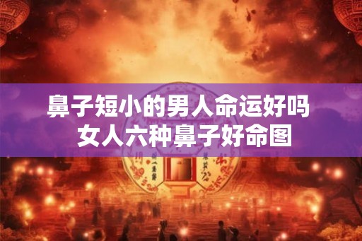 鼻子短小的男人命运好吗 女人六种鼻子好命图 鼻子短小的男人命运好吗 女人六种鼻子好命图