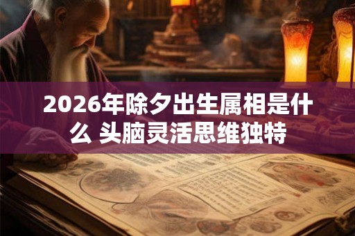 2026年除夕出生属相是什么 头脑灵活思维独特