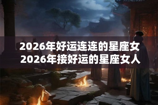 2026年好运连连的星座女 2026年接好运的星座女人