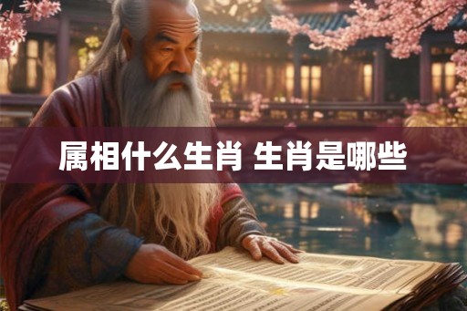 属相什么生肖 生肖是哪些