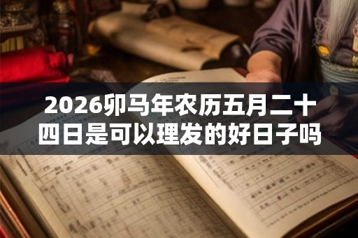 2026卯马年农历五月二十四日是可以理发的好日子吗