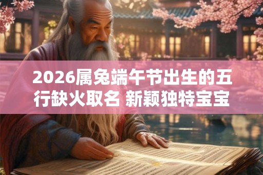 2026属兔端午节出生的五行缺火取名 新颖独特宝宝名字