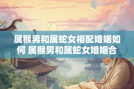 属猴男和属蛇女相配婚姻如何 属猴男和属蛇女婚姻合适吗