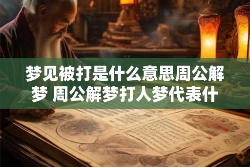 梦见被打是什么意思周公解梦 周公解梦打人梦代表什么 梦见被打是什么意思周公解梦 周公解梦打人梦代表什么