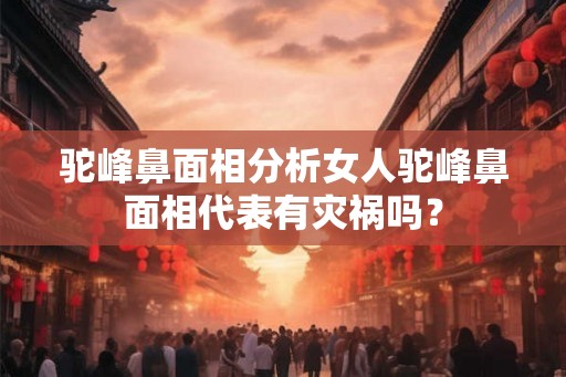驼峰鼻面相分析女人驼峰鼻面相代表有灾祸吗? 驼峰鼻面相分析女人驼峰鼻面相代表有灾祸吗?