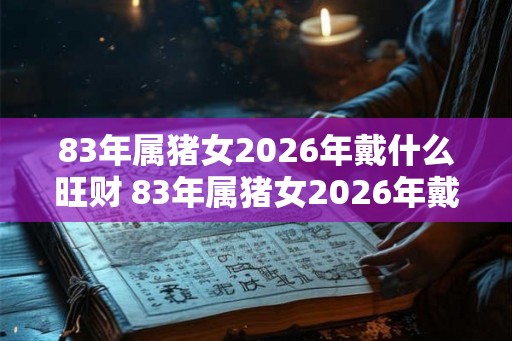 83年属猪女2026年戴什么旺财 83年属猪女2026年戴什么好