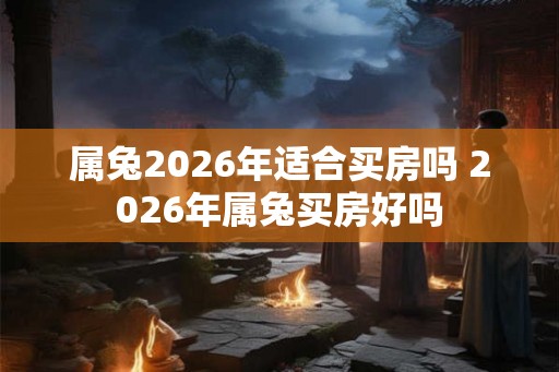 属兔2026年适合买房吗 2026年属兔买房好吗