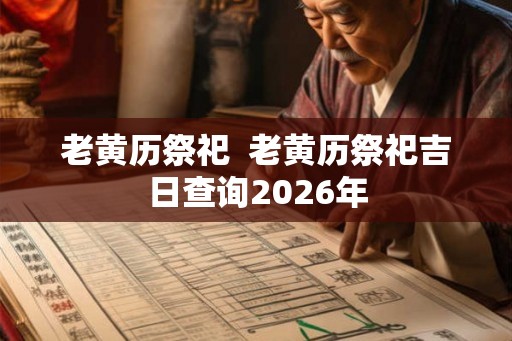 老黄历祭祀  老黄历祭祀吉日查询2026年