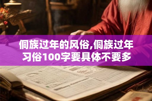 侗族过年的风俗,侗族过年习俗100字要具体不要多 侗族过年的风俗,侗族过年习俗100字要具体不要多
