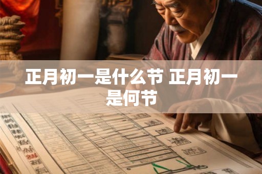 正月初一是什么节 正月初一是何节