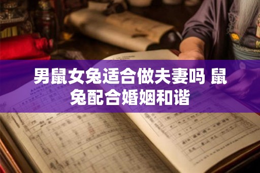 男鼠女兔适合做夫妻吗 鼠兔配合婚姻和谐 男鼠女兔适合做夫妻吗 鼠兔配合婚姻和谐