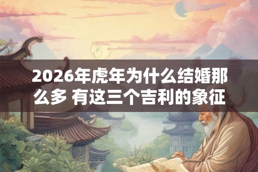 2026年虎年为什么结婚那么多 有这三个吉利的象征