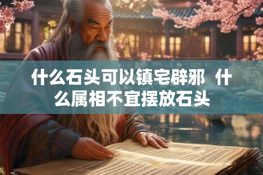 什么石头可以镇宅辟邪  什么属相不宜摆放石头