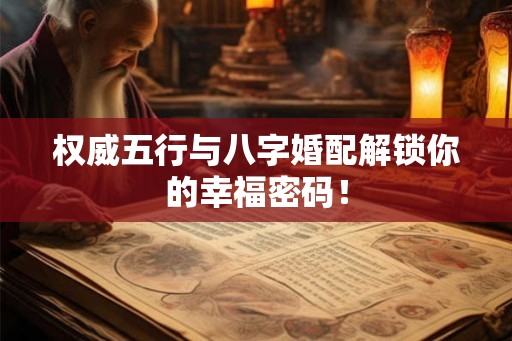 权威五行与八字婚配解锁你的幸福密码！