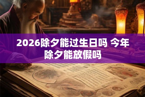 2026除夕能过生日吗 今年除夕能放假吗