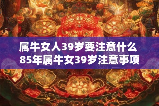 属牛女人39岁要注意什么 85年属牛女39岁注意事项