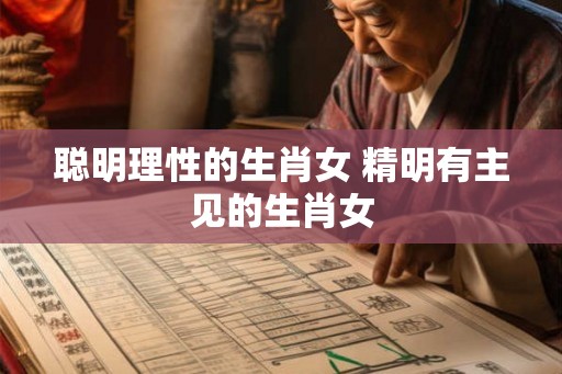 聪明理性的生肖女 精明有主见的生肖女