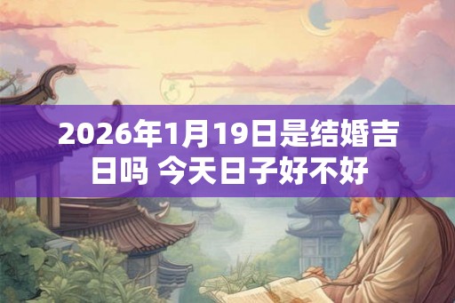 2026年1月19日是结婚吉日吗 今天日子好不好
