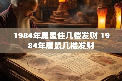 1984年属鼠住几楼发财 1984年属鼠几楼发财