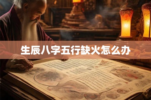 生辰八字五行缺火怎么办
