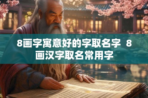 8画字寓意好的字取名字  8画汉字取名常用字