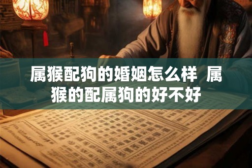 属猴配狗的婚姻怎么样 属猴的配属狗的好不好 属猴配狗的婚姻怎么样 属猴的配属狗的好不好