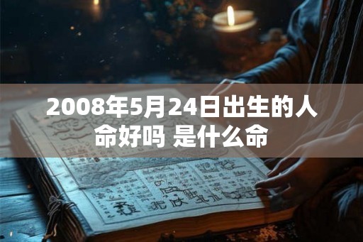 2008年5月24日出生的人命好吗 是什么命